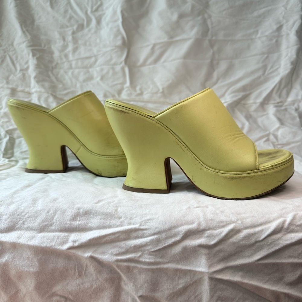 Bottega Veneta Stack Wedge Mules
